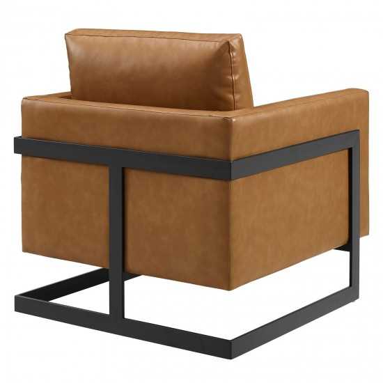 Posse Vegan Leather Accent Chair