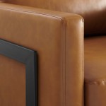 Posse Vegan Leather Accent Chair