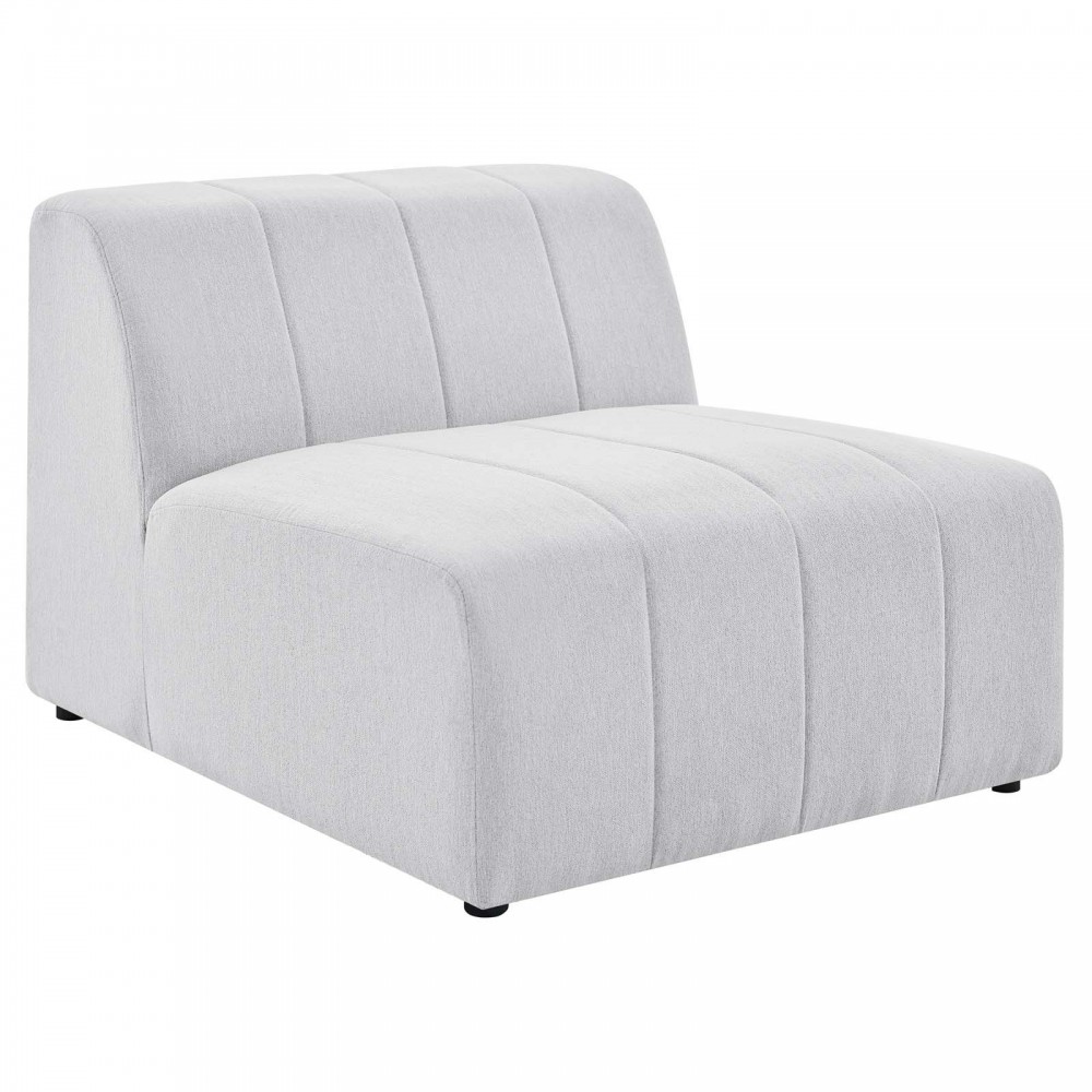 Bartlett Upholstered Fabric Armless Chair