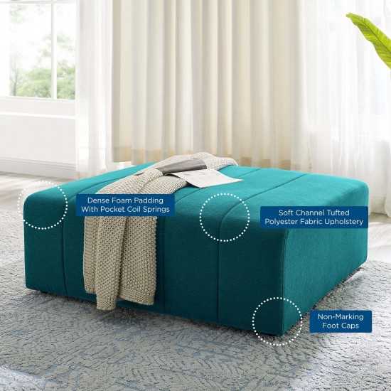 Bartlett Upholstered Fabric Ottoman