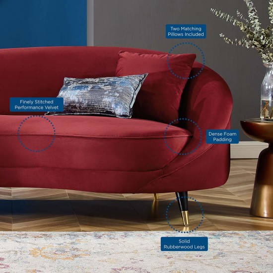 Echo Performance Velvet Sofa