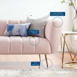 Favour Channel Tufted Performance Velvet Sofa