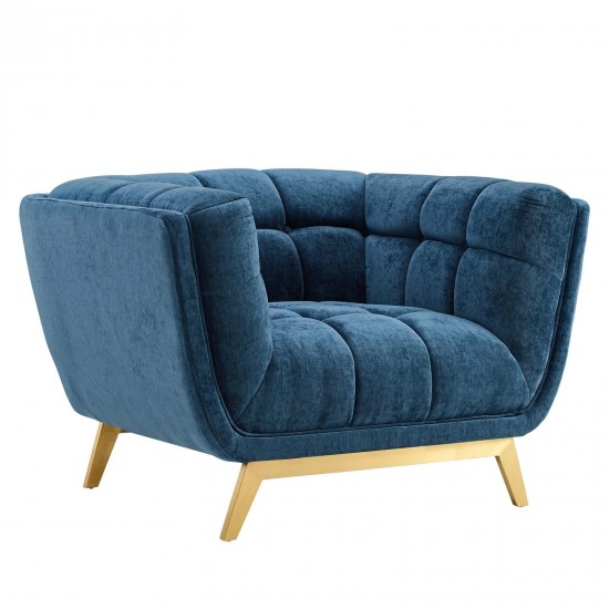 Bestow Crushed Performance Velvet Armchair