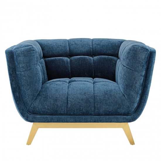 Bestow Crushed Performance Velvet Armchair