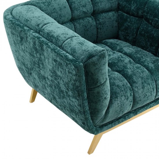 Bestow Crushed Performance Velvet Armchair