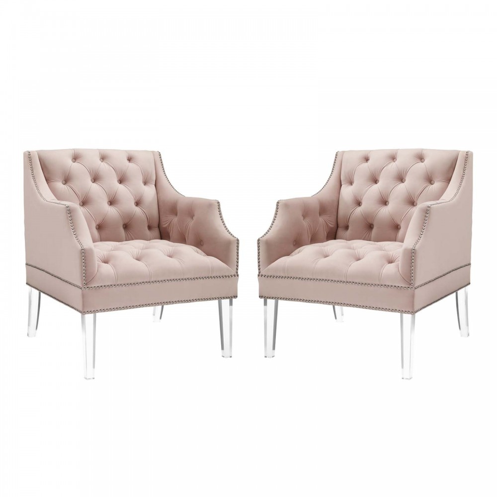 Proverbial Armchair Performance Velvet Set of 2 Proverbial Armchair Performance Velvet Set of 2