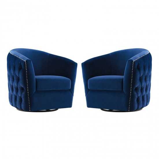 Rogue Armchair Performance Velvet Set of 2