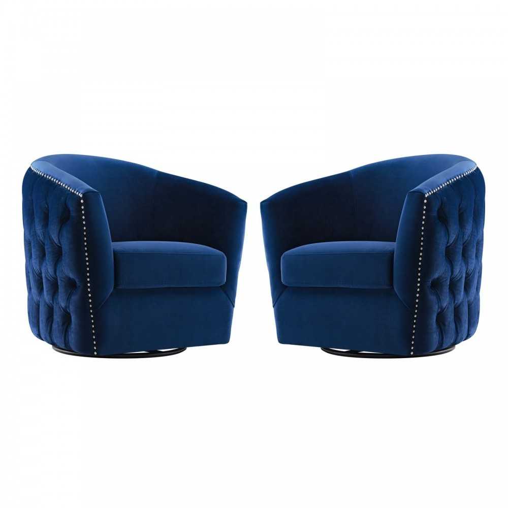 Rogue Armchair Performance Velvet Set of 2