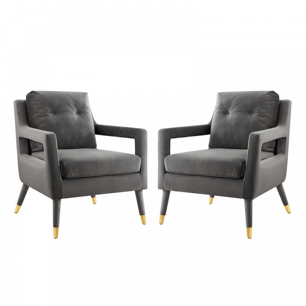 Premise Armchair Performance Velvet Set of 2