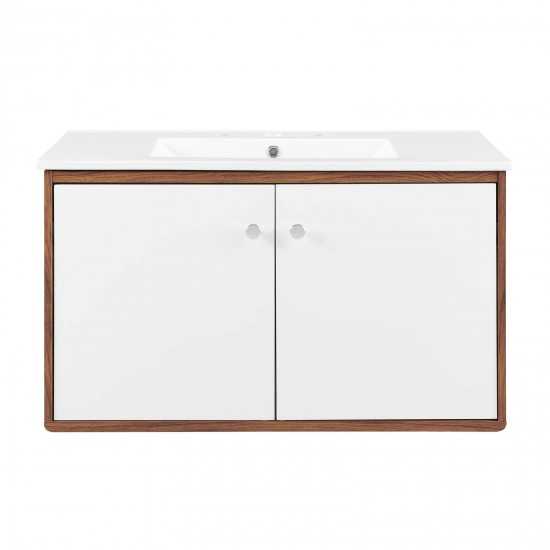 Transmit 36" Wall-Mount Bathroom Vanity