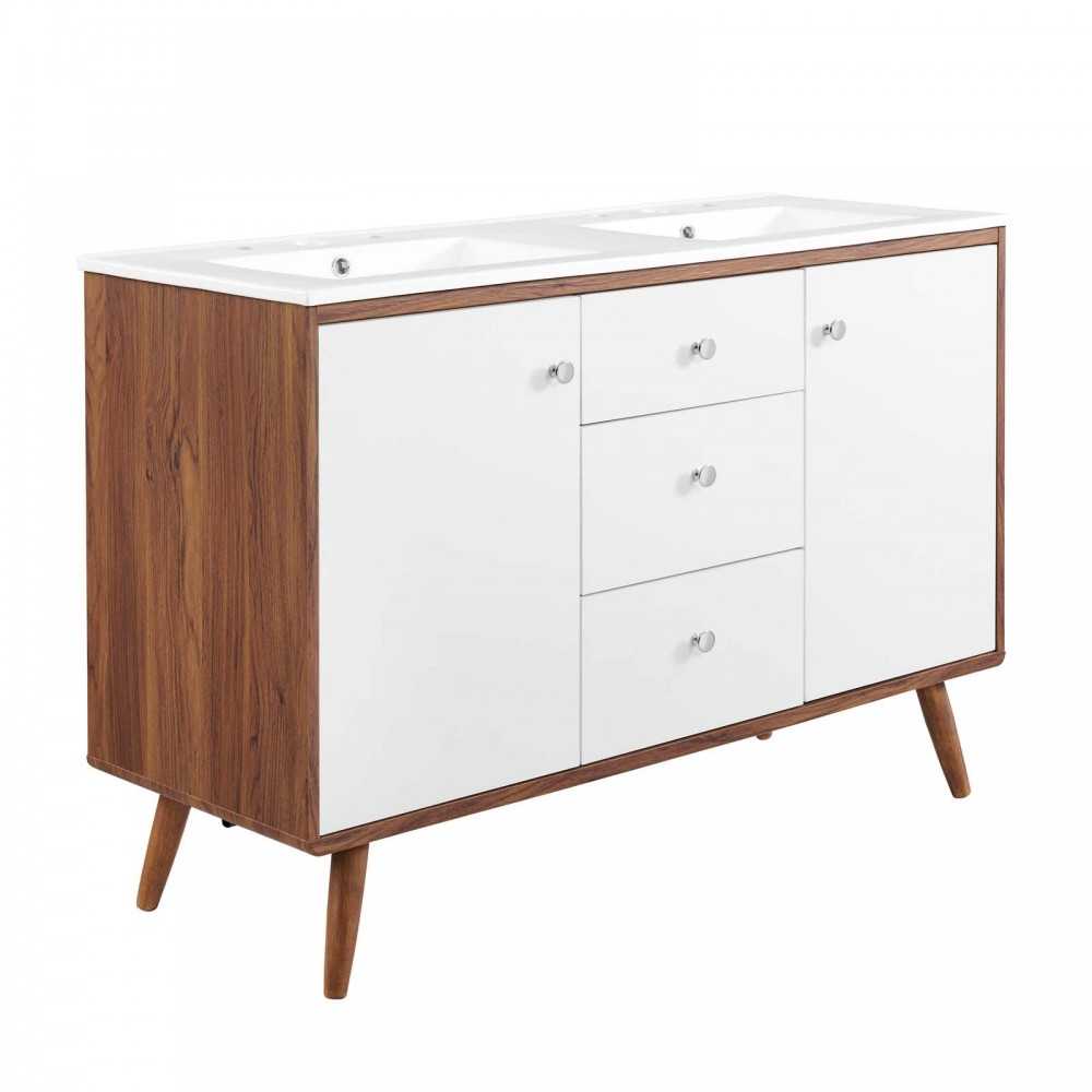 Transmit 48" Double Sink Bathroom Vanity Transmit 48" Double Sink Bathroom Vanity