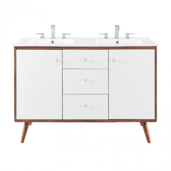 Transmit 48" Double Sink Bathroom Vanity