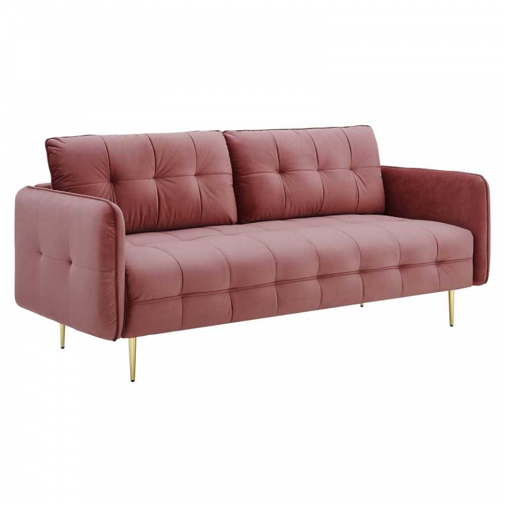 Cameron Tufted Performance Velvet Sofa