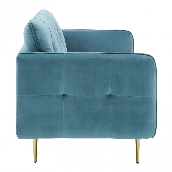 Cameron Tufted Performance Velvet Sofa