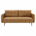 Cameron Tufted Vegan Leather Sofa