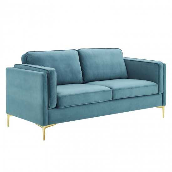 Kaiya Performance Velvet Sofa