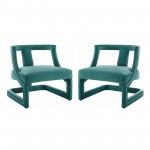 Requisite Armchair Performance Velvet Set of 2