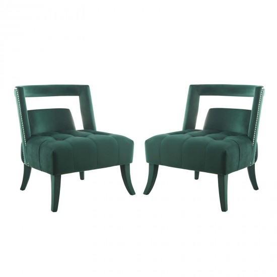 Honor Armchair Performance Velvet Set of 2