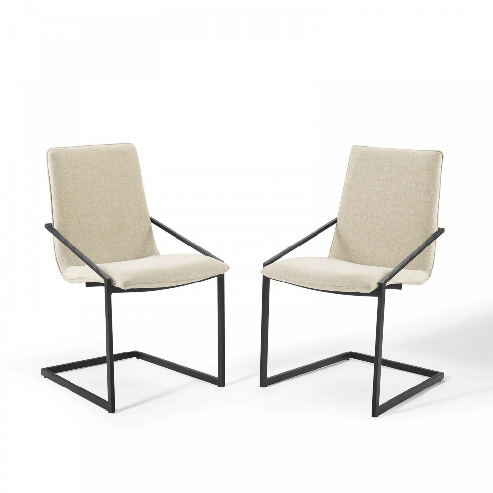 Pitch Dining Armchair Upholstered Fabric Set of 2 Pitch Dining Armchair Upholstered Fabric Set of 2