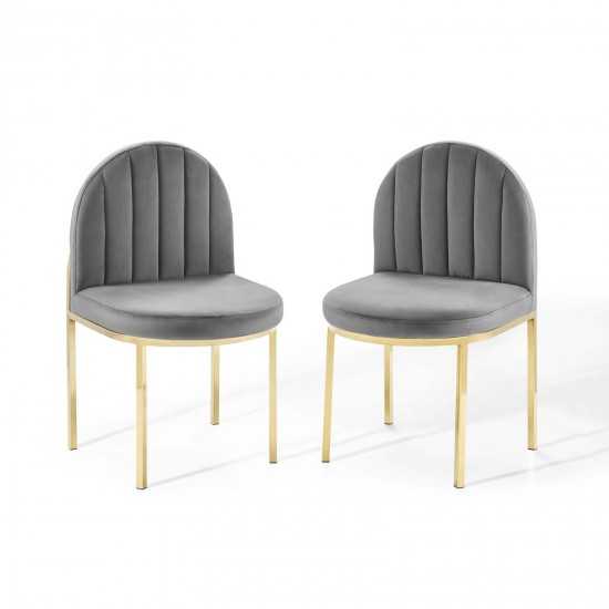 Isla Dining Side Chair Performance Velvet Set of 2