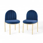 Isla Dining Side Chair Performance Velvet Set of 2