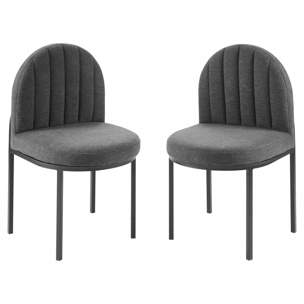 Isla Dining Side Chair Upholstered Fabric Set of 2 Isla Dining Side Chair Upholstered Fabric Set of 2