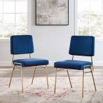 Craft Dining Side Chair Performance Velvet Set of 2