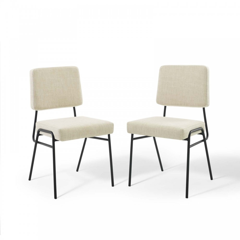 Craft Dining Side Chair Upholstered Fabric Set of 2 Craft Dining Side Chair Upholstered Fabric Set of 2