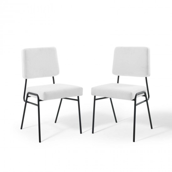 Craft Dining Side Chair Upholstered Fabric Set of 2