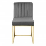 Carriage Dining Chair Performance Velvet Set of 2