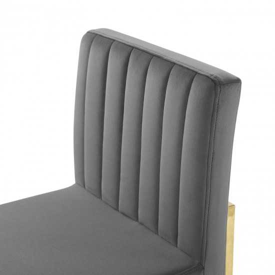 Carriage Dining Chair Performance Velvet Set of 2