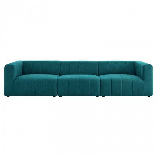 Bartlett Upholstered Fabric 3-Piece Sofa