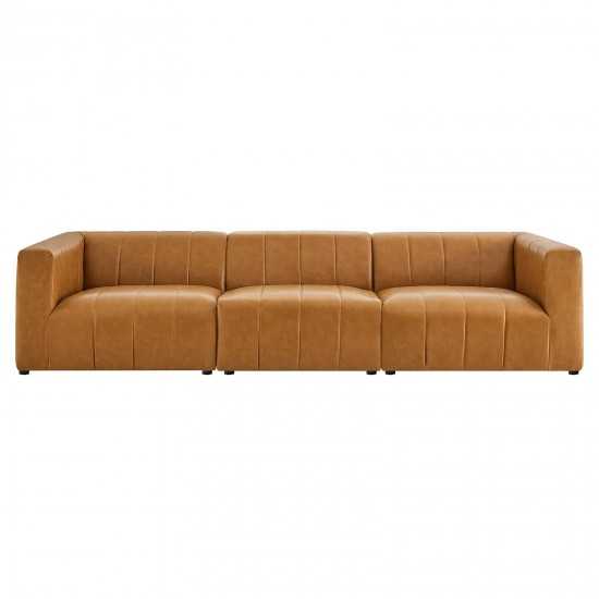 Bartlett Vegan Leather 3-Piece Sofa