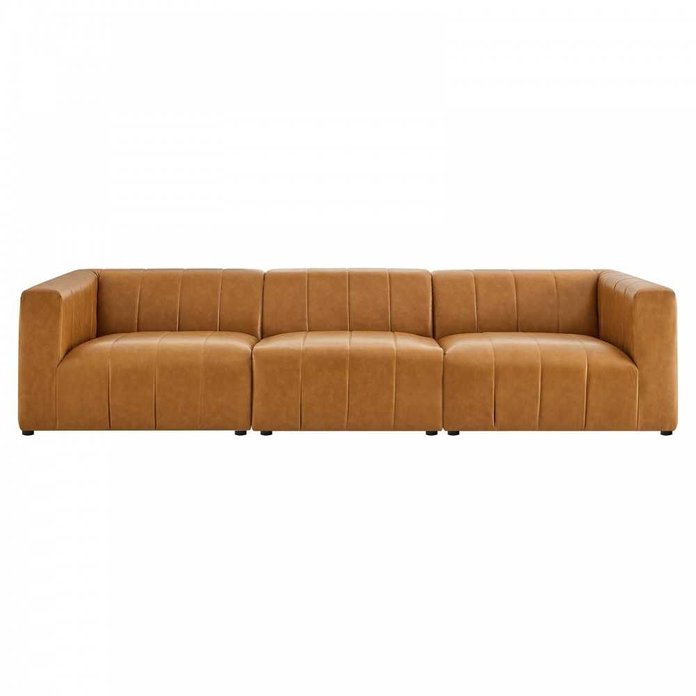 Bartlett Vegan Leather 3-Piece Sofa