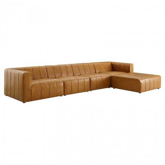 Bartlett Vegan Leather 5-Piece Sectional Sofa