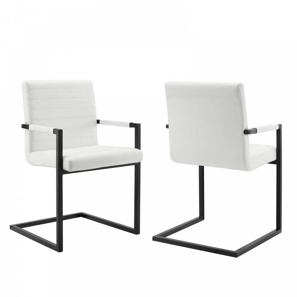 Savoy Vegan Leather Dining Chairs - Set of 2 Savoy Vegan Leather Dining Chairs - Set of 2