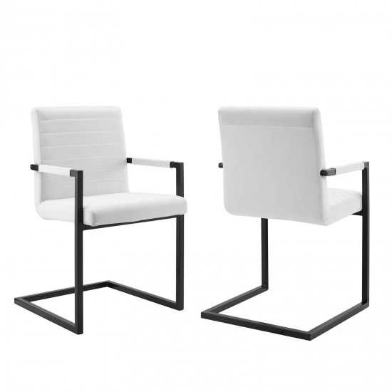 Savoy Performance Velvet Dining Chairs - Set of 2