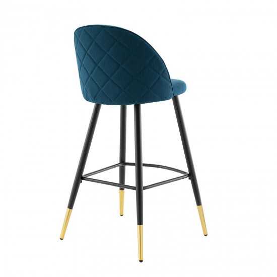 Cordial Fabric Bar Stools - Set of 2