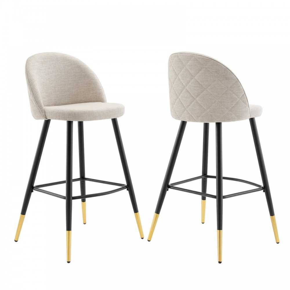 Cordial Fabric Bar Stools - Set of 2 Cordial Fabric Bar Stools - Set of 2