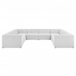 Bartlett Upholstered Fabric 8-Piece Sectional Sofa