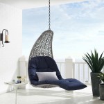 Landscape Outdoor Patio Hanging Chaise Lounge Outdoor Patio Swing Chair