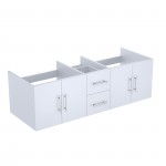 Geneva 60" Glossy White Vanity Cabinet Only