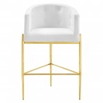 Savour Tufted Performance Velvet Bar Stool Set of 2
