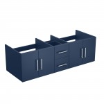 Geneva 60" Navy Blue Vanity Cabinet Only