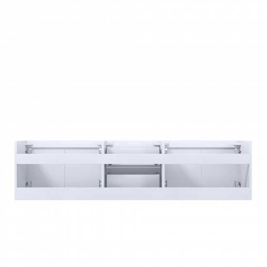 Geneva 72" Glossy White Vanity Cabinet Only