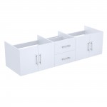 Geneva 72" Glossy White Vanity Cabinet Only