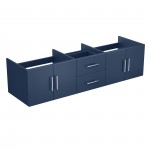 Geneva 72" Navy Blue Vanity Cabinet Only