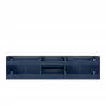 Geneva 72" Navy Blue Vanity Cabinet Only