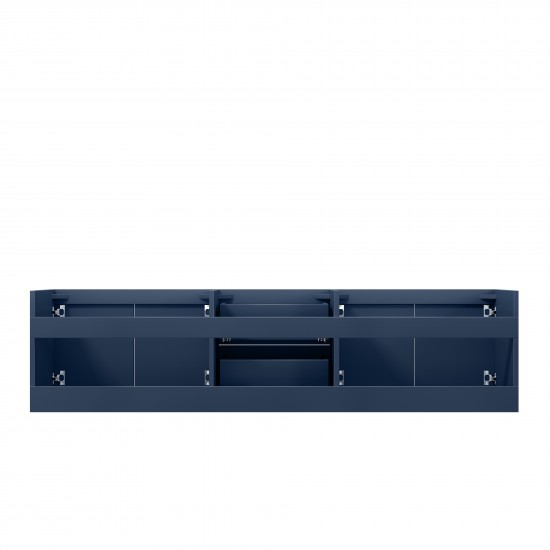 Geneva 72" Navy Blue Vanity Cabinet Only