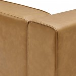 Mingle Vegan Leather Left-Arm Chair